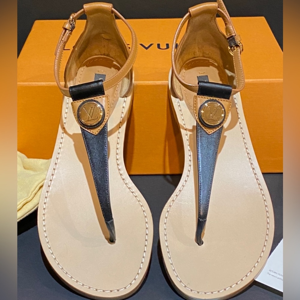 Authentic Louis Vuitton South Beach Sandals